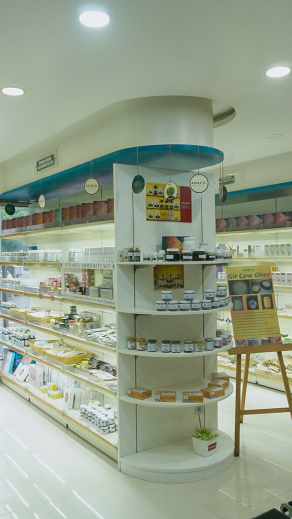 アーユルヴェーダグラム店内